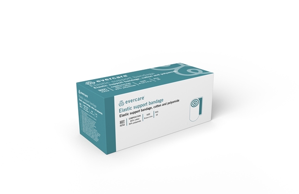 evercare elastisk støttebind, 8cmx4m - evercare® - 2