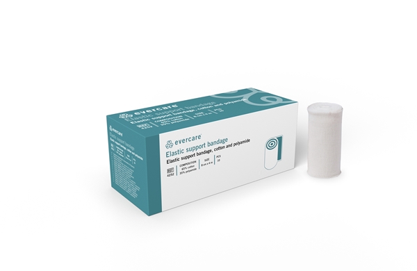 evercare elastisk støttebind, 8cmx4m - evercare® - 1