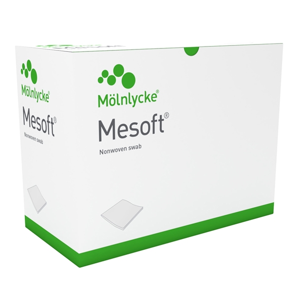 Mesoft kompres non woven, 10x10cm steril, 2stk/pk - Mesoft - 1