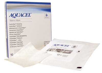 Aquacel hydrofiber sårbandage, 5x5cm steril
