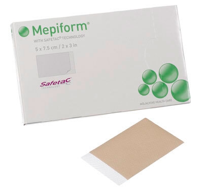 Mepiform t/ar-beh., 5x7,5cm usteril