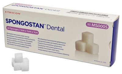 Spongostan haemostatic dental , 1x1x1cm - Spongostan