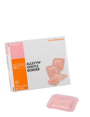 Allevyn gentle border, 7,5x7,5cm - Allevyn