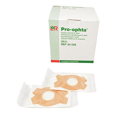 Pro-ophta øjenforbinding, str S m/transp rude 7,2x10,0cm