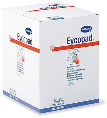 Eycopad øjenkompres, 56x70mm steril enkeltpakket - Eycopad
