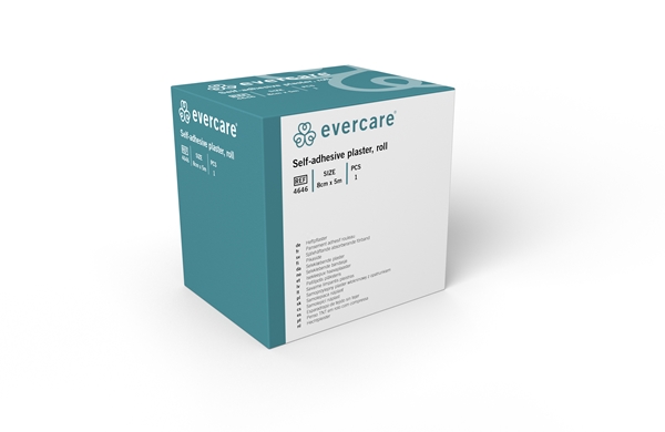 evercare plaster på rulle, 8cmx5m med pad - evercare® - 2