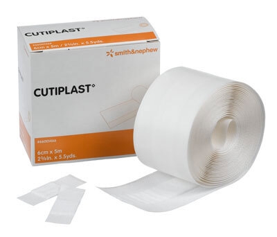 Cutiplast kompres porøst , 8cmx5m nonwoven