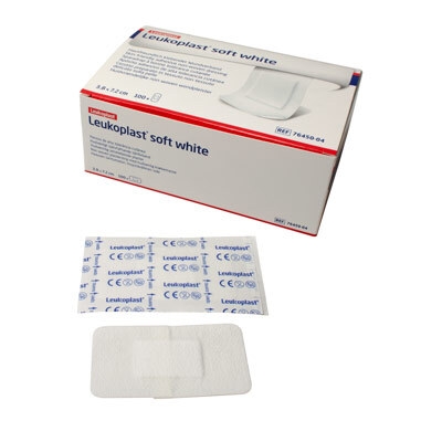Leukoplast soft white, 7,2x3,8cm