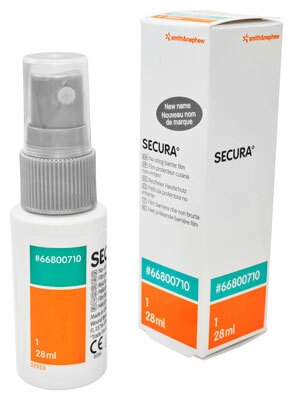 SECURA No-Sting Skin Prep, 28ml spray hudbeskyt. steril - SECURA