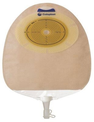 Sensura 1-dels urostomi midi, 10-66mm klar flerkammer