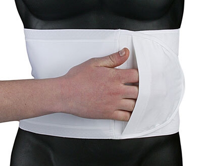 Fulcionel brokbælte lav model, XL 20cm 120-135cm sort