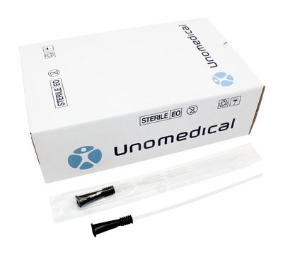 Unomedical kateter female, ch10 18cm ucoated