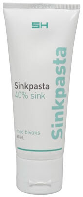 Zinkpasta 40%, 60ml, uden farve og parfume