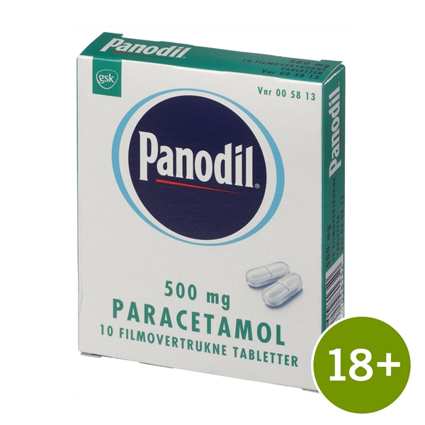 Panodil tabletter, 500mg smertestillende HX
