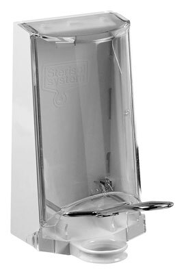 Sterisol vægdispenser, klar front metal-arm - Sterisol