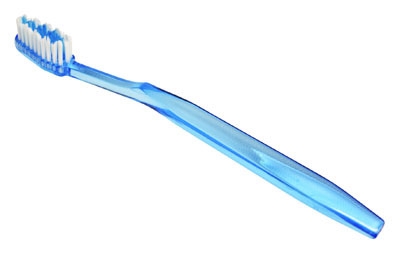 Tandbørste high q uden pasta, blå singlepack