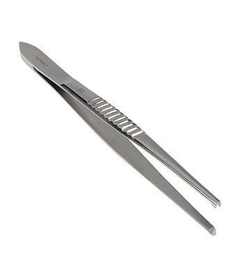 Pincet, kirurgisk, rustfri, 13,5 cm