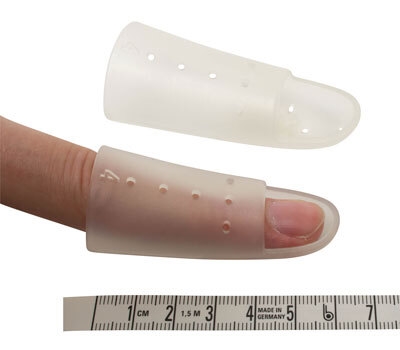 Fingerskinne mallet nr 04 , polypropylen omkr. 6cm