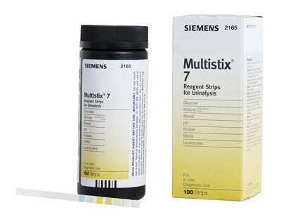 Multistix 7, urinteststrimmel