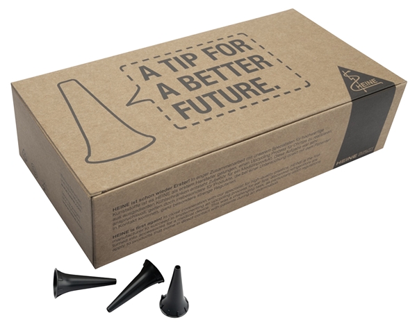 HEINE øretragt engangs, 2,5mm sort