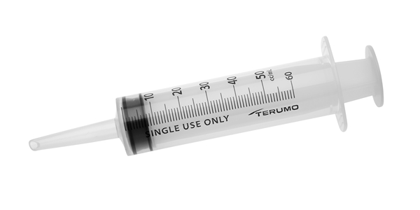 Terumo sprøjte skrå kateterspids, 50ml luer excentrisk 1 ml grad - Terumo