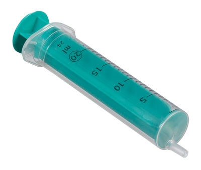 Injekt sprøjte 2-k, 20ml LS excentrisk