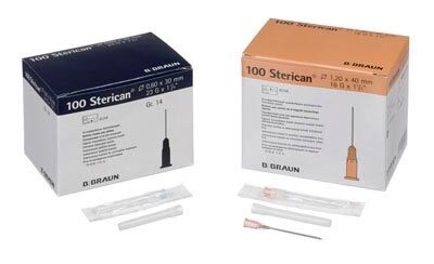 Sterican injektionskanyle, 25Gx5/8" 0,5x16mm orange