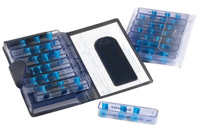 Plastbog tom t/Medidos nr 1, blå  