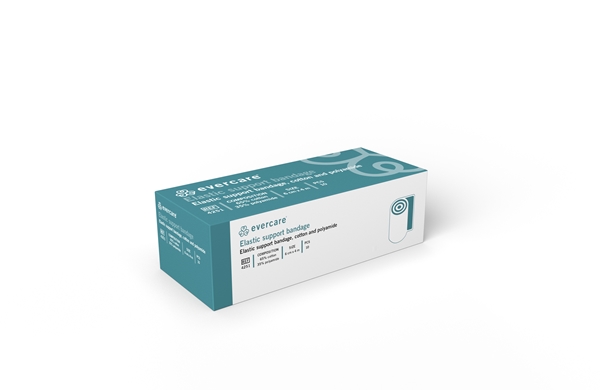 evercare elastisk støttebind, 6cmx4m - evercare® - 2