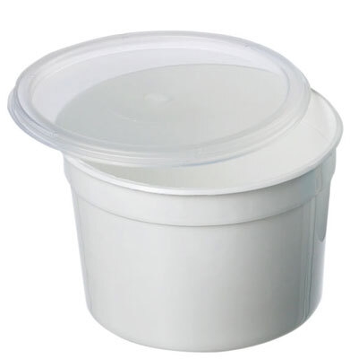 Protesebæger hvid, 400ml 101/85x68mm