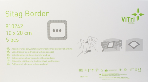 Sitag foam border, 10x20cm - Sitag - 2