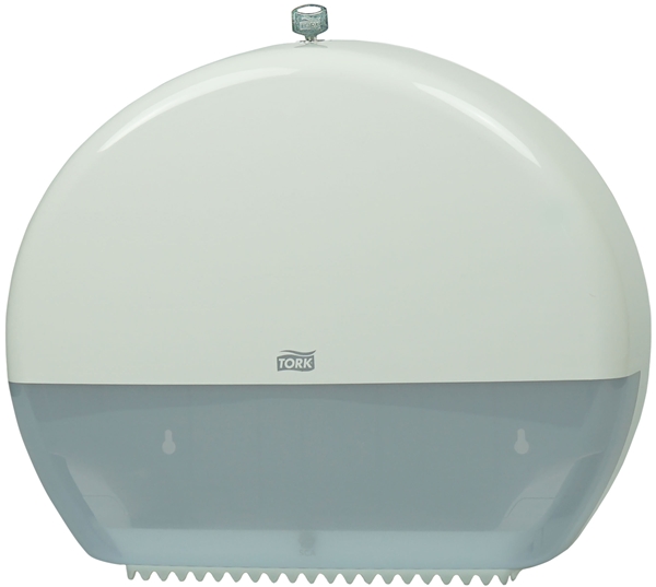 Tork Jumbo dispenser T1, hvid plast - 1