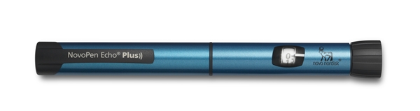 NovoPen Echo Plus blå, Insulinpen ½-30 IE hukommelse