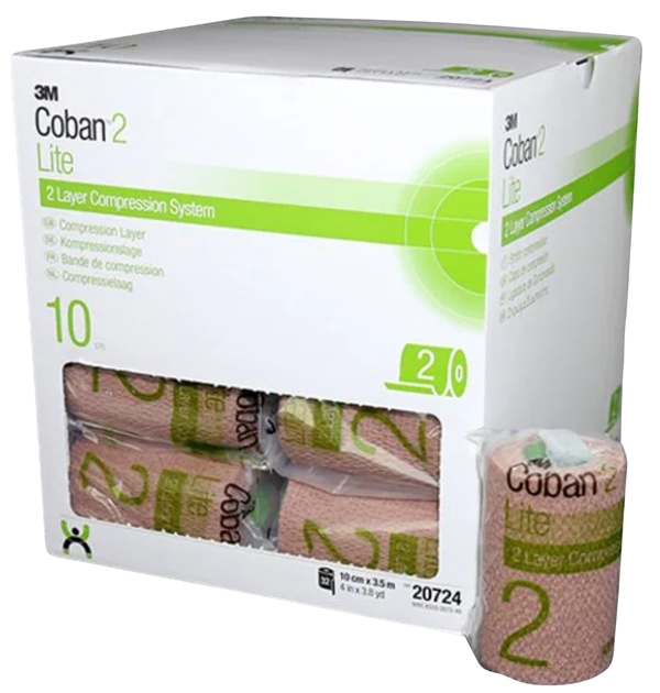 Coban2 Lite kompressionsbind, 10cmx3,5m - Coban - 1