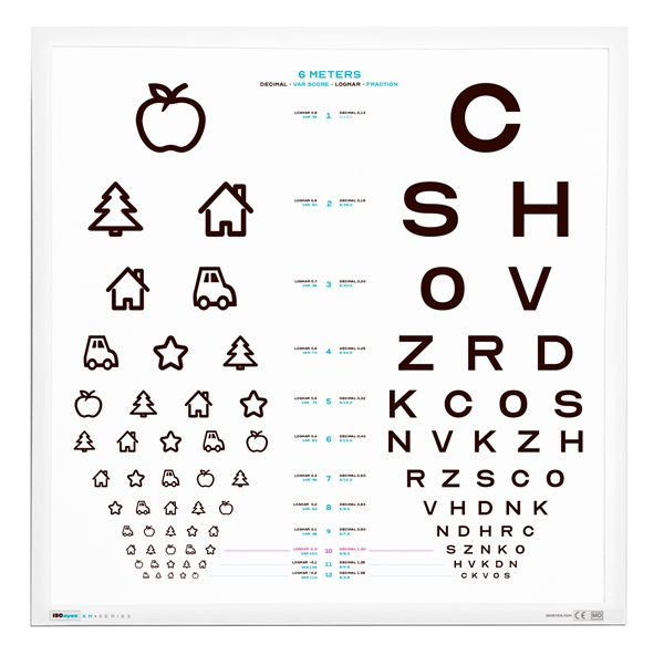 Synstavle, 59,5x59,5cm, 6M - 1