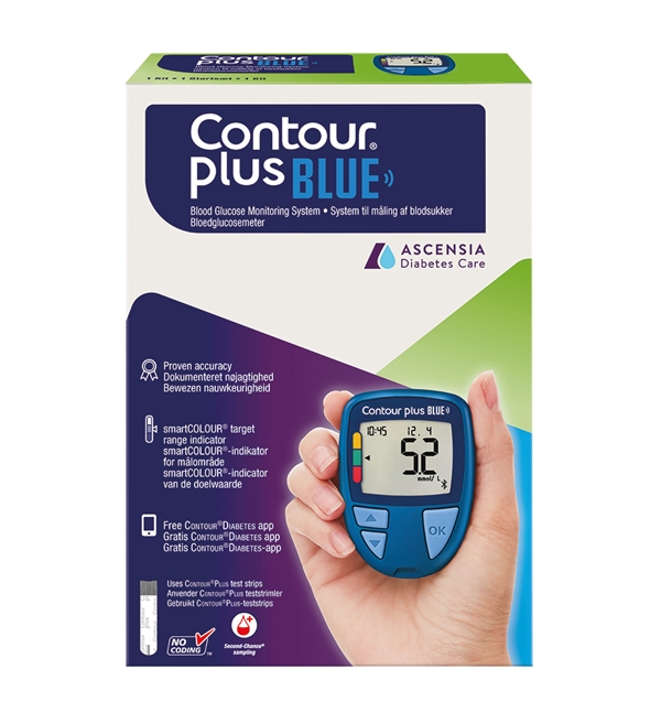 Contour Plus Blue, Blodsukkerapparat - Contour - 2