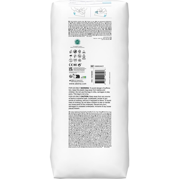 Sårunderlag/afdækningsserviet, 37x50cm væsketæt - Blå - 3