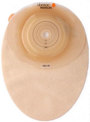 Novalife 1 lukket convex midi, 10-46mm,klar,430ml,6mm dyb,C