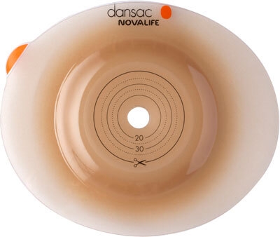 Novalife 2 convex plade, 70mm Ø,45-59mm ,6mm dyb