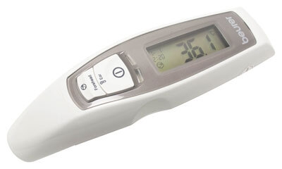 Beurer øre/pande termometer digital, FT65 bipsignal 2x1,5V AAA