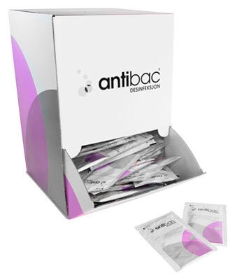 antibac overfladedesinfektion, 7ml 75% 17x22cm serviet CEI