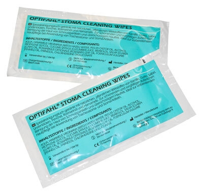 Optifal stoma wipes, rengøring