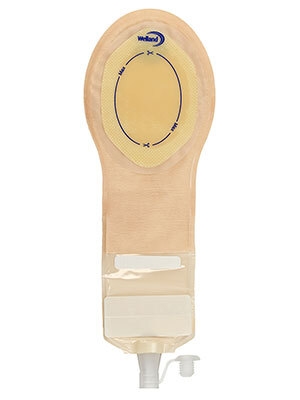 Welland fistel/sårpose 1-dels, opklipb 70x 50mm, medium vind.
