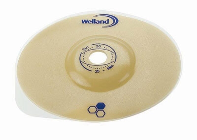 Aurum 2-dels Convex Uro Hudpla, 55/35 mm, Manuka Honning bø