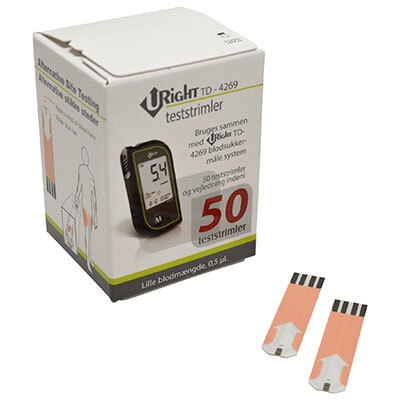 U-right for synshæmmede, Teststrimler