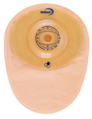 Aurum 1-dels conveks lukket, 32mm midi beige