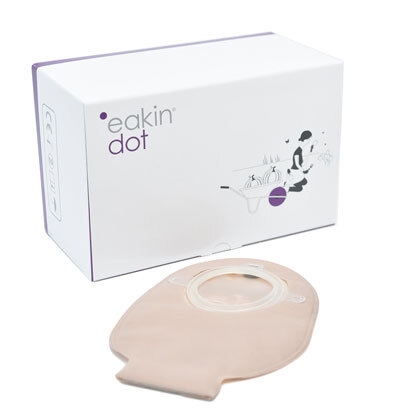 Eakin dot 2-dels tømbar pose, 80mm, stnd, 450ml, beige IV