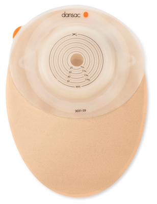 Novalife TRE 1-dels luk konvek, 30mm midi beige m/vind fast