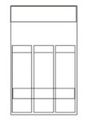 PG instrumentpose m/klæb, 24x50cm 3 lommer - Premier Guard