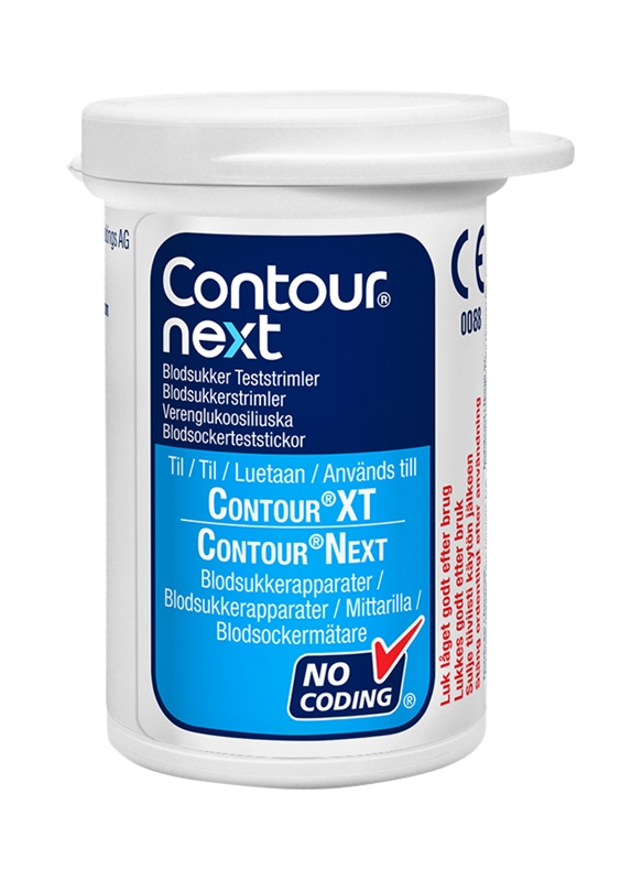 Contour next, Teststrimler - 1